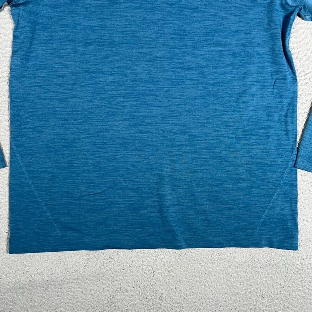 Lululemon Shirt Mens XL Blue Metal Vent Pullover Casual Gym Workout Athletic - Picture 3 of 12